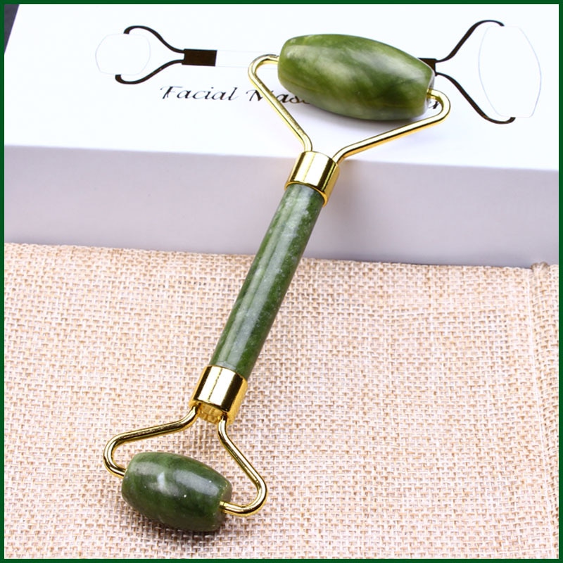 Jade Roller Stone - Skin Care หินควอตซ์ธรรมชาติ Face Jade Roller