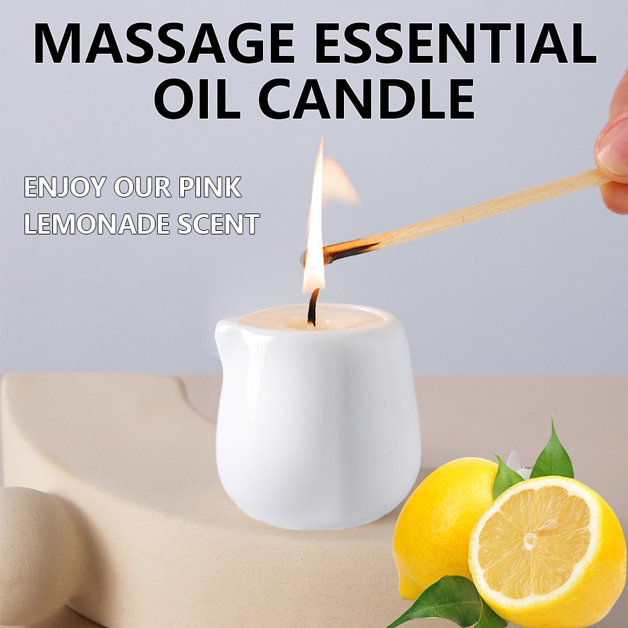 เทียนนวดเซรามิก กลิ่นเลมอนเนดช - Massage Candle Melting บทวิจารณ์และราคา