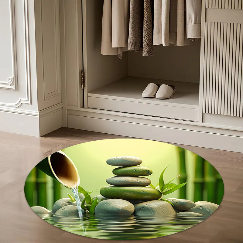 พรมกลมลายไม้ไผ่เซน พร้อมลวดลาย - Spa Wellness Hotel บทวิจารณ์และราคา