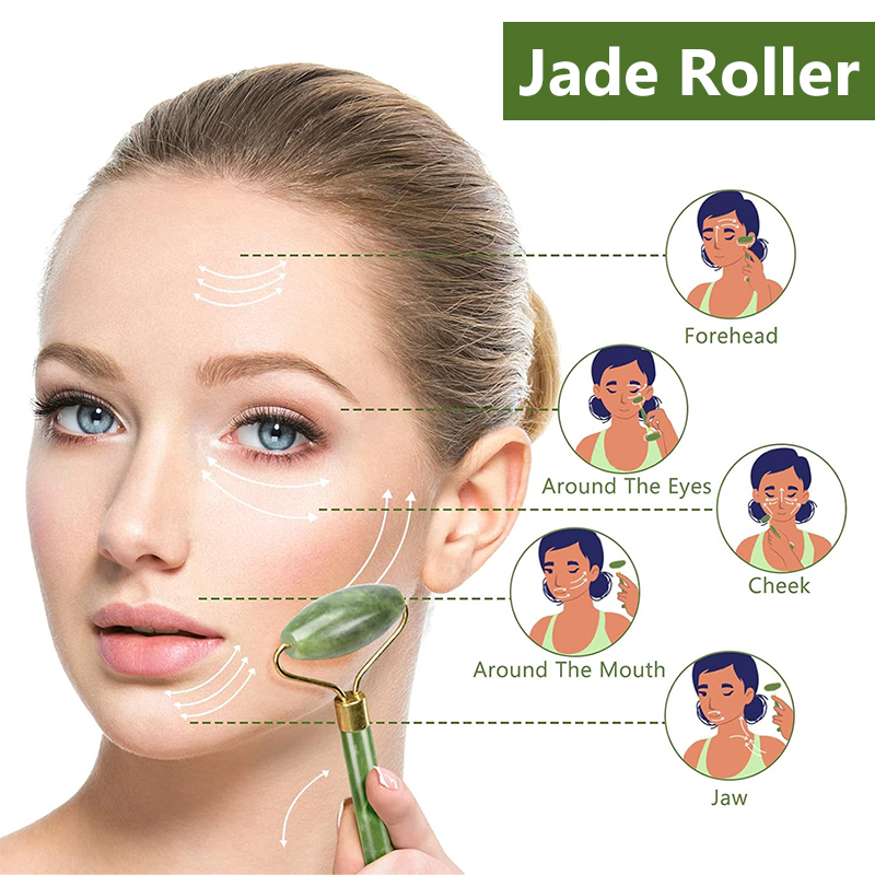 ลูกกลิ้งหยกธรรมชาติหน้ากัวซา น - Jade Roller Stone บทวิจารณ์และราคา