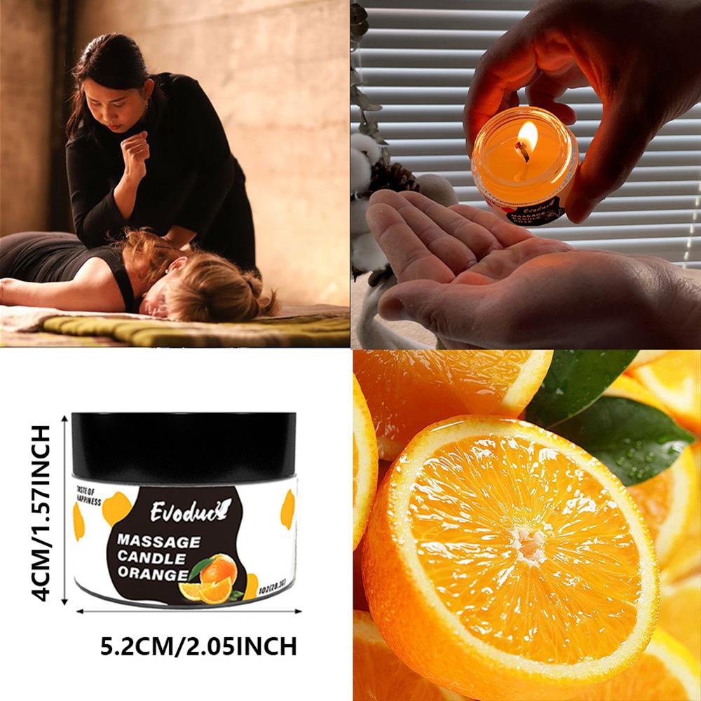 เทียนน้ำมันนวดตัว กลิ่นส้มหวาน - Massage Candle Melting บทวิจารณ์และราคา