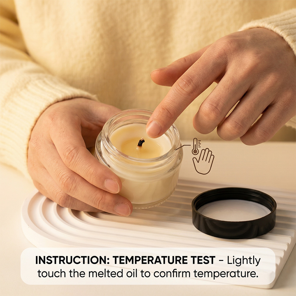 เทียนน้ำมันนวดตัว กลิ่นส้มหวาน - Massage Candle Melting บทวิจารณ์และราคา