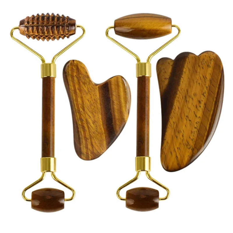 ธรรมชาติ Tiger Eye Jade Roller - Jade Roller Stone บทวิจารณ์และราคา
