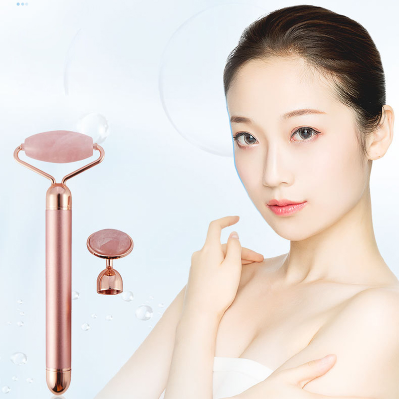 Rose Quartz Roller เครื่องนวดไ - Jade Roller Stone บทวิจารณ์และราคา