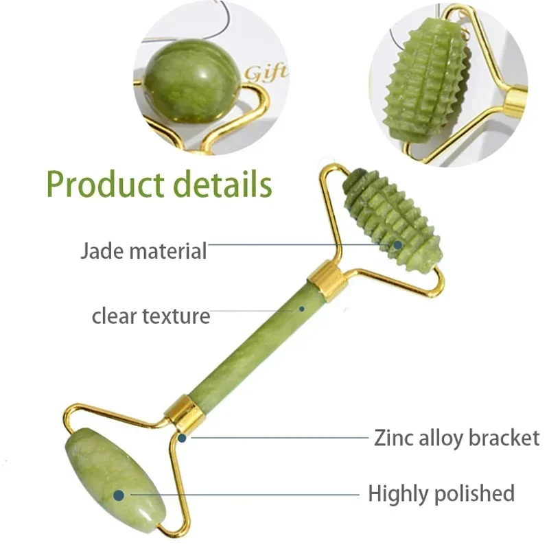 ลูกกลิ้งหยกธรรมชาติ กัวซา หินธ - Jade Roller Stone บทวิจารณ์และราคา