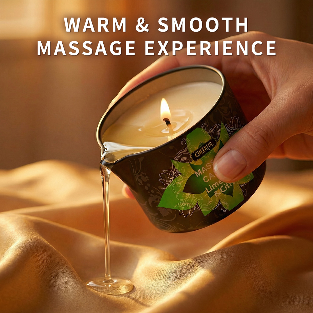 เทียนนวดตัวกลิ่นมะนาวโหระพาและ - Massage Candle Melting บทวิจารณ์และราคา
