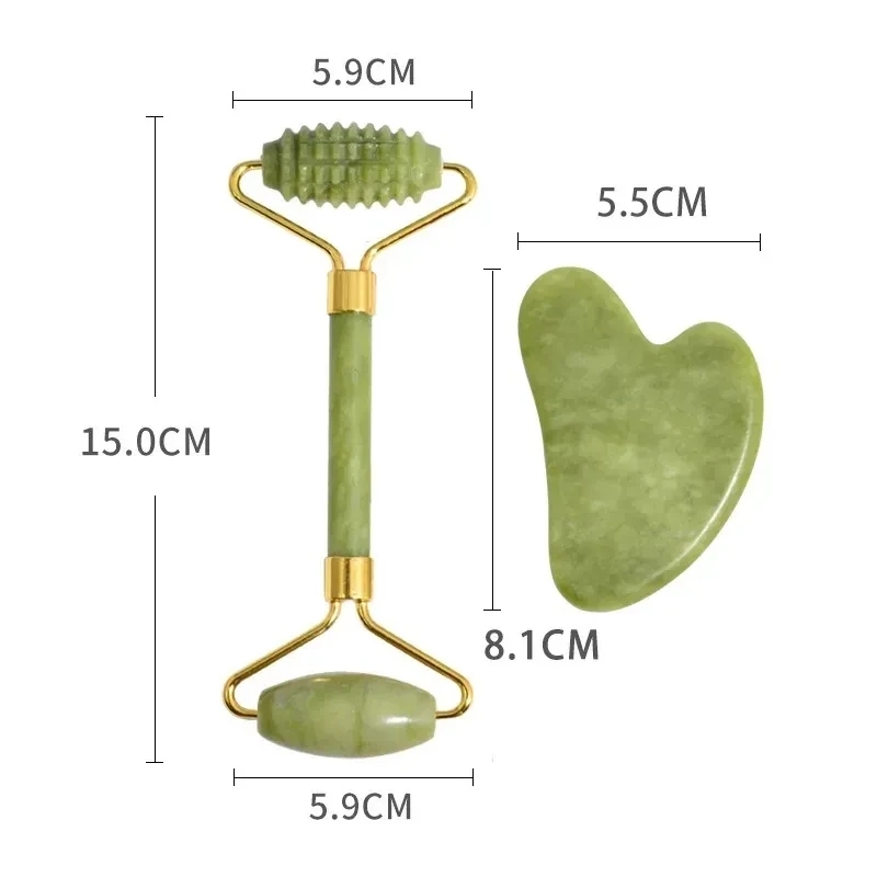 ธรรมชาติ Xiuyan Jade Facial Ma - Jade Roller Stone บทวิจารณ์และราคา