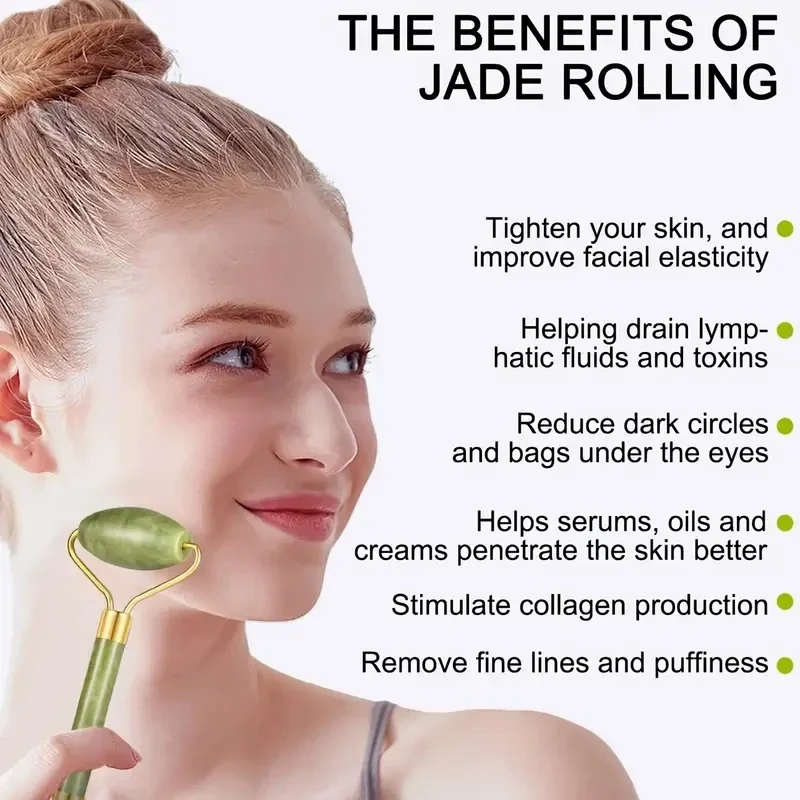 ลูกกลิ้งหยกธรรมชาติ กัวซา หินธ - Jade Roller Stone บทวิจารณ์และราคา